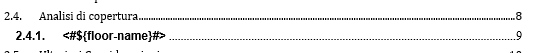 Template Summary Section